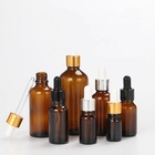Botella de aceite cosmético de plástico con estampado en caliente / etiqueta / impresión de pantalla de seda