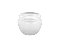 Tarro poner crema privado de aire de los envases vacíos blancos compactos del maquillaje resistente a la corrosión