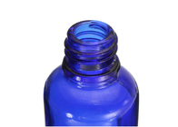 Botellas de aceite esencial vacías azules de 30 ml con el empaquetado conveniente del dropper de cristal