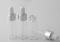 Botellas transparentes claras del Aromatherapy de las botellas de cristal del aceite esencial