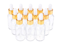Diseño grande vacío transparente del embotellamiento de la boca de las botellas de aceite esencial