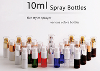 El espray cosmético de la cubierta completa embotella colores libres de 10ml BPA diversos con el rociador fino de la niebla