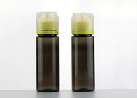 botellas del dropper de ojo de la capacidad 120ML, botellas de aceite vacías con el casquillo amarillo claro