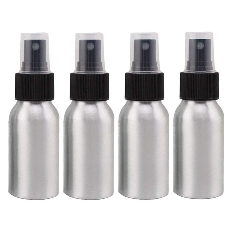 El espray fino de aluminio de la niebla embotella la botella de perfume reutilizable del viaje del metal