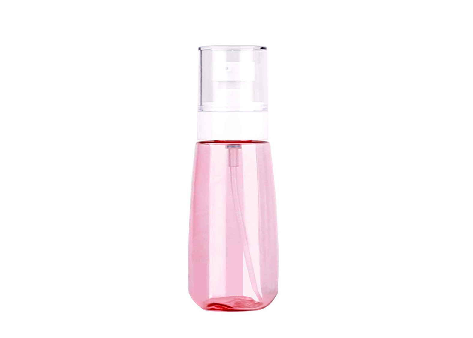 Botella portátil de la bomba de la espuma del viaje de la loción de la botella recargable rosada de la bomba