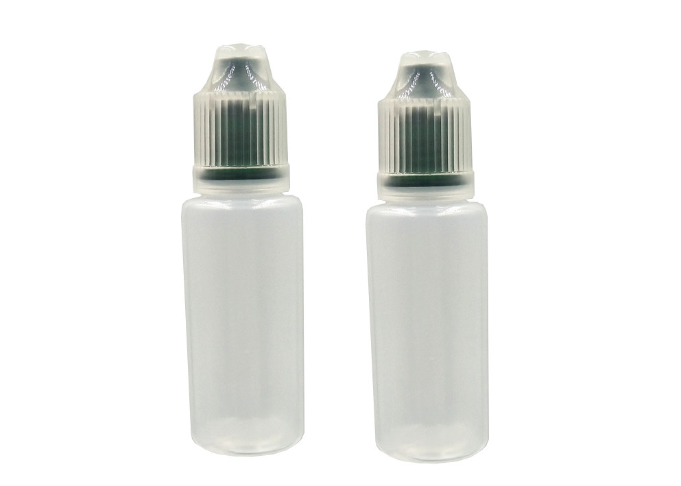 Botellas plásticas del dropper del humo de aceite de las botellas del casquillo anti hermético reutilizable del hurto