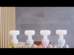 Botella de bomba de espuma de flores