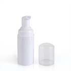 Botella clara plástica modificada para requisitos particulares de la bomba de la espuma de las botellas cosméticas del espray del ANIMAL DOMÉSTICO para la crema batida facial de la despedregadora
