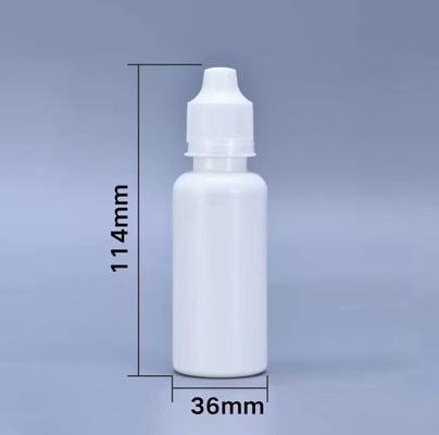 El dropper líquido del ojo comprensible plástico vacío embotella 10ml 60ml 120ml