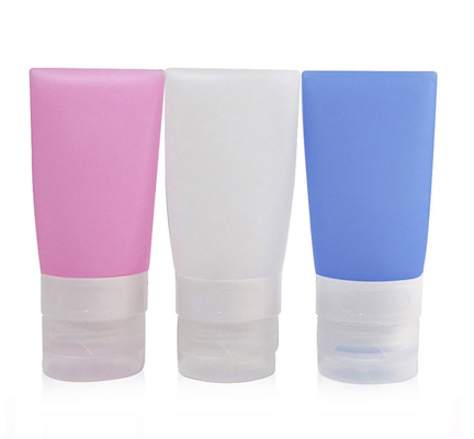 50 ml de plástico vacío tubo de crema PE crema para manos loción para el cuerpo suave envasado cosmético tubo de compresión