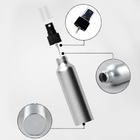 Botellas finas cosméticas portátiles del espray de la niebla de la botella de aluminio negra de plata del espray