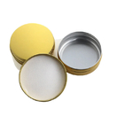 El cosmético de aluminio vacío del oro de plata sacude grabando el contenedor de almacenamiento