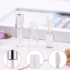 Cuadrado de sistema de herramienta del maquillaje del tubo de la barra de labios de PETG/ronda recargables en diversos tamaños