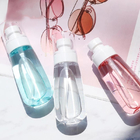 100 mm de altura transparente PETG botella cosmética color logotipo personalizado