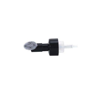 Dispensador de bomba de espuma Mousse de 42mm, jabón Facial, cepillo de silicona de plástico, botella pulverizadora, plástico PP, forma de corazón Facial