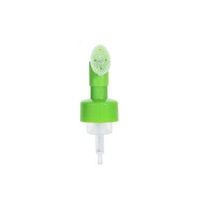 Dispensador de bomba de espuma Mousse de 42mm, jabón Facial, cepillo de silicona de plástico, botella pulverizadora, plástico PP, forma de corazón Facial