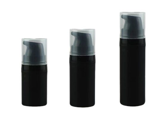 lujo ligero 50ml 80ml botella de bomba sin aire cosmética giratoria reemplazable para crema y cuidado de la piel