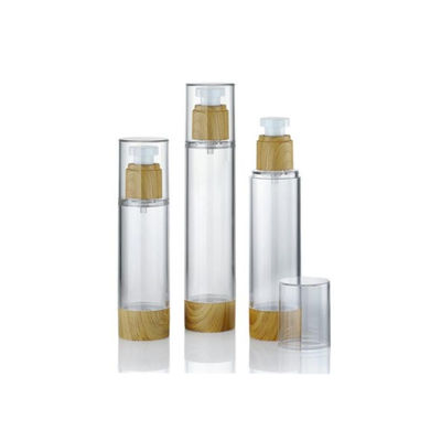 15 ml 30 ml 50 ml de plástico sin aire de la bomba de vacío botella cosmética a prueba de fugas controlada de la distribución de la crema de loción de embalaje