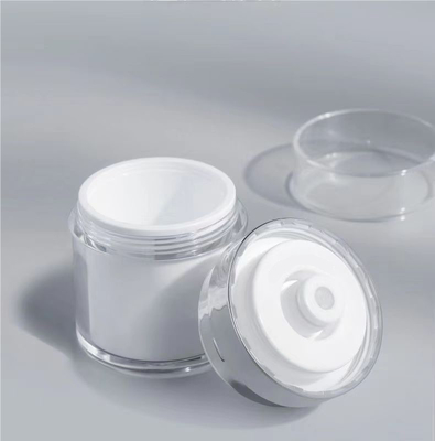 Botella de bomba de aluminio exterior sin aire de 30 ml para el cuidado de la piel envases cosméticos suero facial