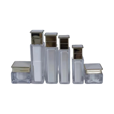 Botellas de pepino con tapa Botella de producto sanitario acrílico