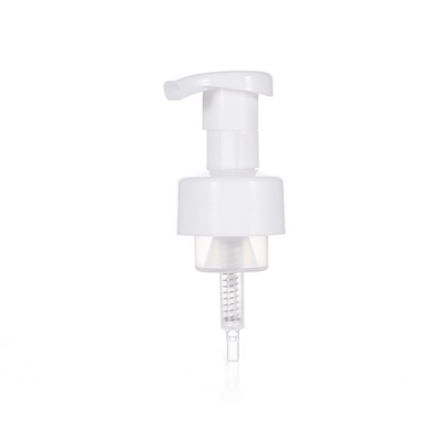 Bomba de espuma para limpieza facial de 42 mm, dispensador de plástico blanco, bomba de loción PP para botella