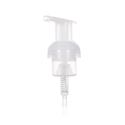 Bomba de espuma para limpieza facial de 42 mm, dispensador de plástico blanco, bomba de loción PP para botella