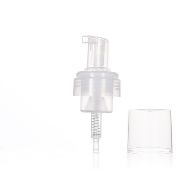 Bomba de espuma para limpieza facial de 42 mm, dispensador de plástico blanco, bomba de loción PP para botella
