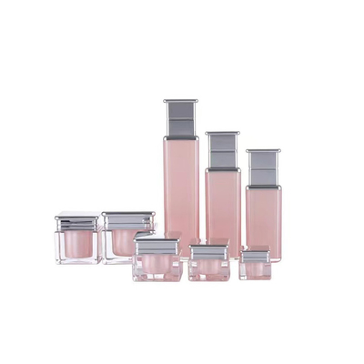 Botellas de acrílico de 100 ml Loción para el rostro Crema para el cuidado de la piel Contenedor vacío Personalizado