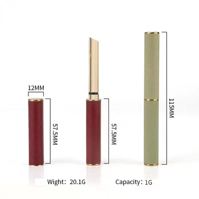 Blush de alto brillo 5 ml de capacidad tubo de plástico cilíndrico con cabeza de cepillo Varios estilos Sin patrón de impresión