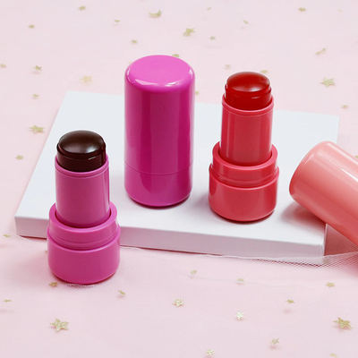 3G Tubos de labios vacíos diarios Cuidado nutritivo Bálsamo labial Hidratante Maquillaje de color puro Bálsamo labial rosa