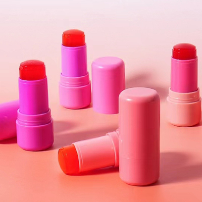 3G Tubos de labios vacíos diarios Cuidado nutritivo Bálsamo labial Hidratante Maquillaje de color puro Bálsamo labial rosa