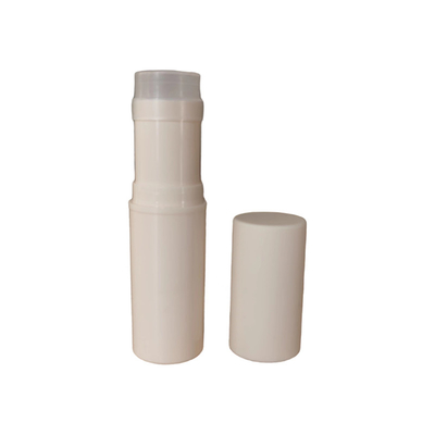 Doble vacío de lujo Bling tubo de lápiz labial embalaje cosmético Rainbow Glitter Top tubo de brillo labial con piedra
