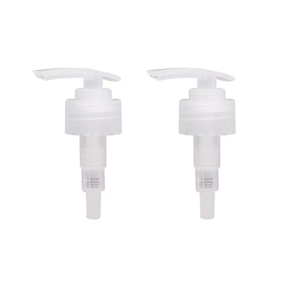 1.5cc Dosage Lotion Pump para 24mm 28mm Cerraduras de tornillo con costilla Opciones de tapa múltiple