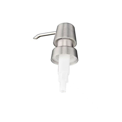 28mm bomba de loción de acero inoxidable para cosméticos de baño
