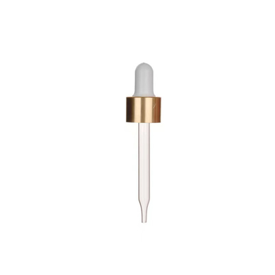 18 mm 20 mm 24 mm Pp gotero de vidrio de plástico para botella de aceite esencial