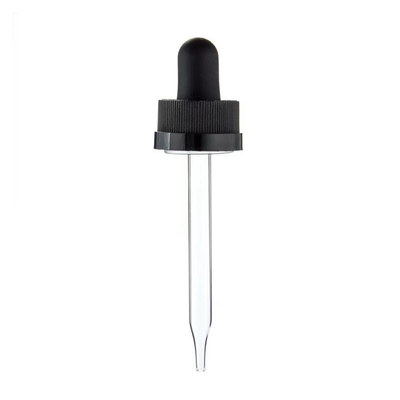 18 mm 20 mm 24 mm Pp de vidrio de plástico con costilla para el cuidado de la piel