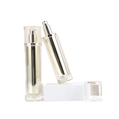 100 ml de acrílico sin aire de la bomba loción facial cosméticos botella de crema frasco conjunto