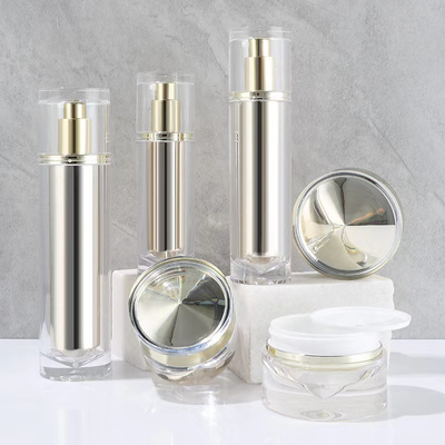 100 ml de acrílico sin aire de la bomba loción facial cosméticos botella de crema frasco conjunto