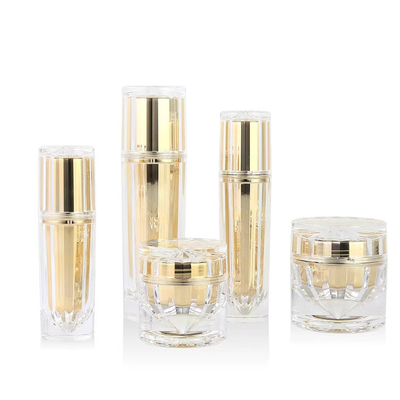 30 ml 50 ml 100 ml Oro Rosa Acrílico Embalaje Cosmético Botellas Jar de Crema