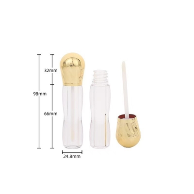 Por mayor, tubo de lápiz labial vacío personalizado de 3.5G con cerradura de tornillo de sello de caucho tubo de bálsamo labial de plástico para envases de recipientes cosméticos