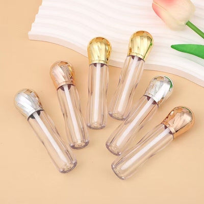 Por mayor, tubo de lápiz labial vacío personalizado de 3.5G con cerradura de tornillo de sello de caucho tubo de bálsamo labial de plástico para envases de recipientes cosméticos
