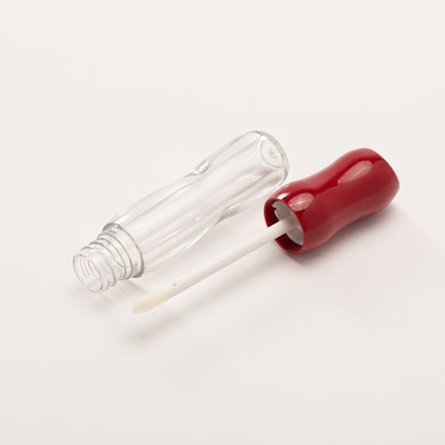 3.5g 5g Lápiz labial vacío tubo de lápiz labial con cerradura de tornillo sello de goma tubo de plástico bálsamo labial para el embalaje de recipientes cosméticos