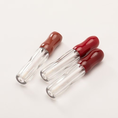 3.5g 5g Lápiz labial vacío tubo de lápiz labial con cerradura de tornillo sello de goma tubo de plástico bálsamo labial para el embalaje de recipientes cosméticos