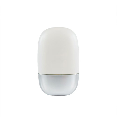 50g de Oval Luxury Rosa Crema Aplicadora de Crema Botellas de protector solar con tapa de oro