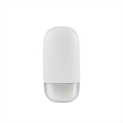 50g de Oval Luxury Rosa Crema Aplicadora de Crema Botellas de protector solar con tapa de oro