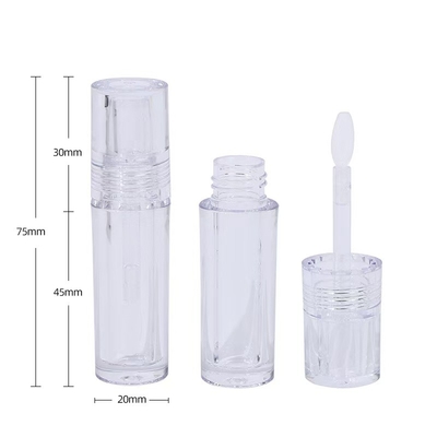 Herramienta de maquillaje profesional 6ml Cepillo de cabeza grande para el esmalte labial Destacar el rubor y la variedad de colores