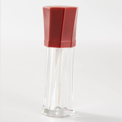 5 ml de capacidad tubo de lápiz labial de plástico con diamantes adjuntos fácil de llevar y colores finales