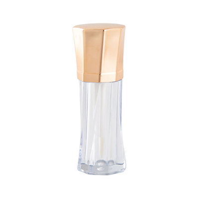 5 ml de capacidad tubo de lápiz labial de plástico con diamantes adjuntos fácil de llevar y colores finales