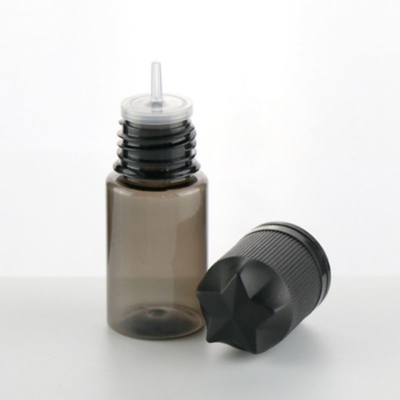 Conveniente botella de plástico de 30 ml para goteador de aceite de humo con punta delgada larga y tapa a prueba de niños
