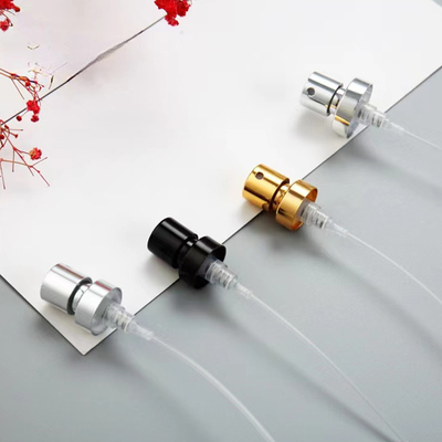 15 mm de lujo perfume oro metal aluminio atomizador anodizado bomba de pulverización de niebla fina